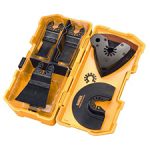 COFFRET MULTICUTTER DE 4 LAMES, 1 PLATEAU DE PONÇAGE, 3 ABRASIFS, 1 ADAPTATEUR