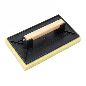 Taloche plastique rectangulaire avec éponge - taille : 25 X 14 X 2,5 cm - TALIAPLAST