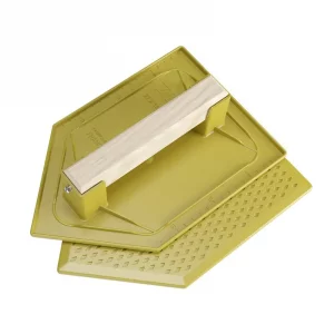 Taloche pointue 27x18 cm en ABS, coloris jaune - TALIAPLAST