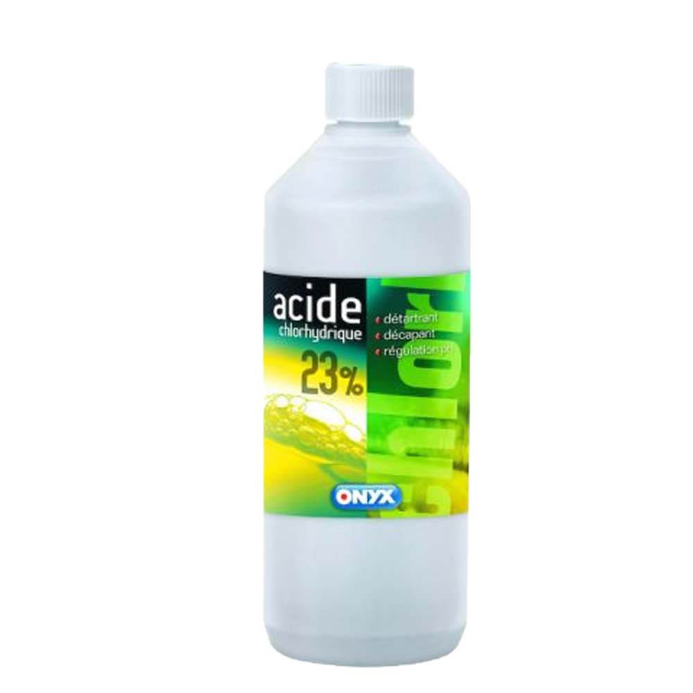 Acide chlorhydrique 23% 20 litres ONYX, 539256, Peinture et droguerie