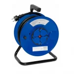 Enrouleur de 25 m avec câble , 4 prises de 16 ampères et 250 volte, avec disjoncteur