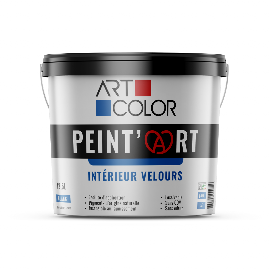PEINT'ART - Peinture intérieure velours blanche | 12.5L | art-color